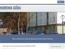 Tablet Screenshot of horowa.pl